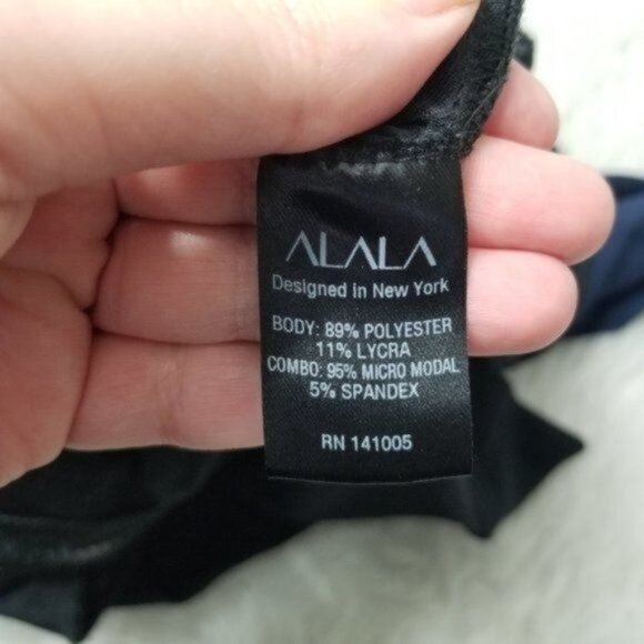 Alala Mesa Zip-Front Color Block Full Zipper Front Jersey Hoodie Women's Large - Picture 5 of 13